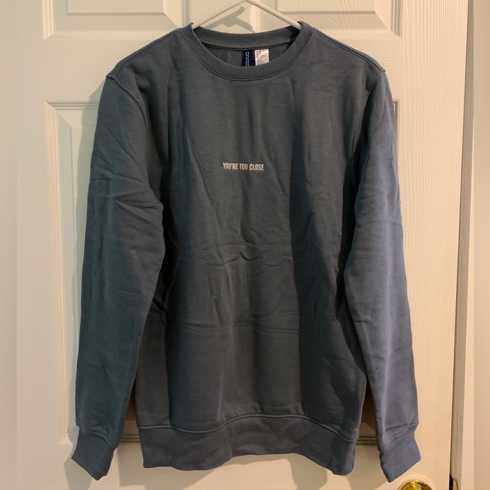 H&M gray-blue sweatshirt